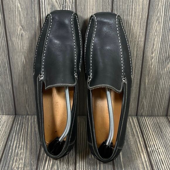 Donald Pliner‎ EIVE Leather Driving Shoes Loafers Moccasins Men Sz 12 Italian main image 9